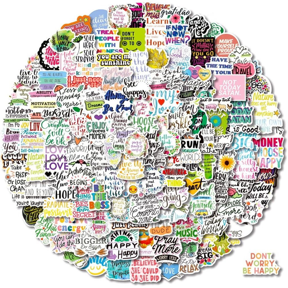 Kids Stickers 200 Pcs Inspirational Motivational Vision Board Stickers